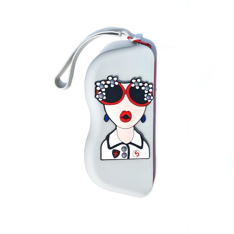 Silicone Glasses Bag Small Items Bags Waterproof Eyeglasses Box Cosmetic Coin Bag Dustproof Multifunctional Storage Bags