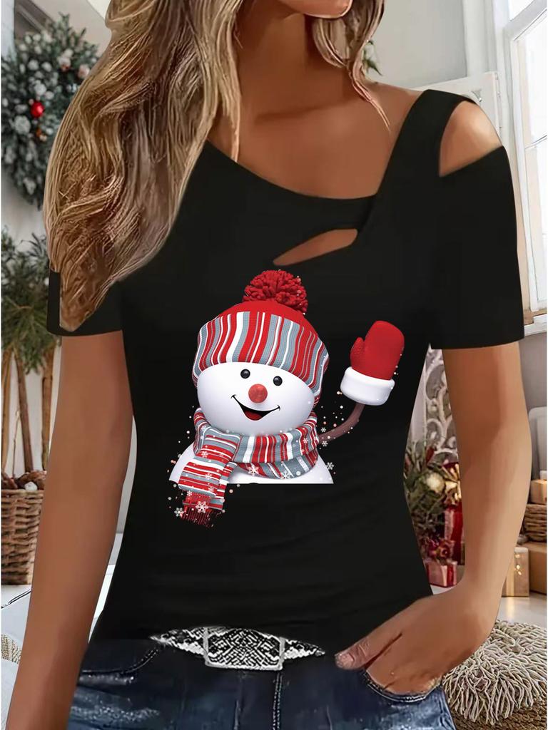 Dame Ny Casual Topp Jul Halloween Julegave Topper Skjorte Bluse