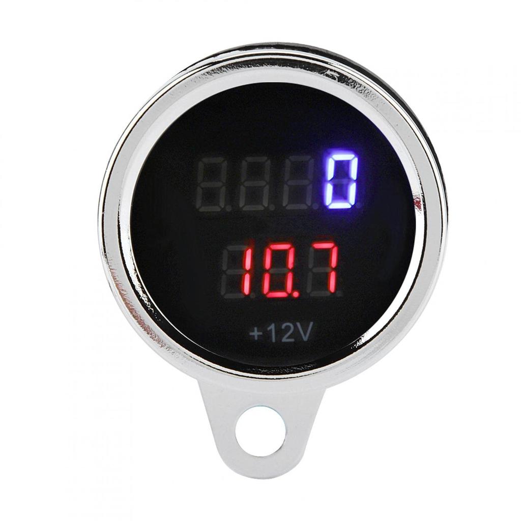 Yctze Tachometer Electronic Tachometer Tachometer Gauge Motorcycle Tachometer LED Tachometer Motorcycle Odometer Motorcycle Speedometer