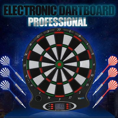 Target Board Professional Electronic Hanging Dartboard LCD Scoring Indicator  Game With Darts Electronic  Games
