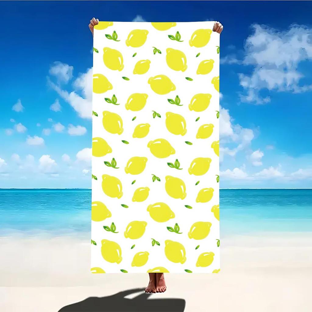 Beach Towel Portable Quick Fast Dry Sand Outdoor Travel Swim Blanket Thin Yoga Floral Print Mat Personalization Stripes Towel
