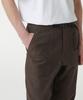 Musinsa Standard Back Satin Wide Belted Fatigue Pants [Brown]