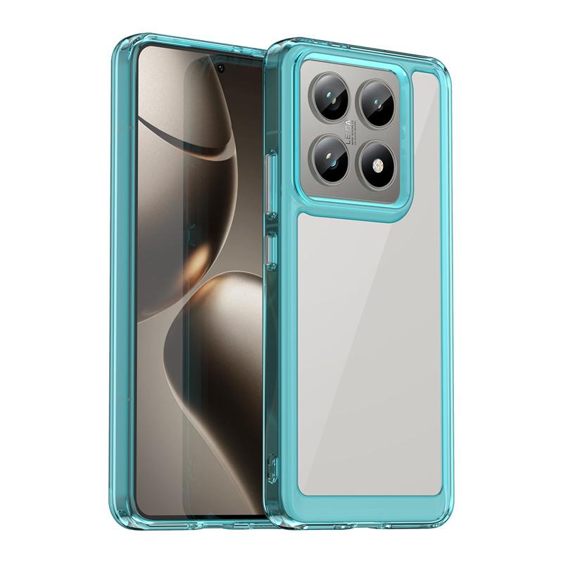Чехол для Xiaomi 14T Pro Xiaomi 14T 14T Pro 5G Чехол Прозрачный ПК + ТПУ Силикон Ударопрочный Защитный Чехол на Заднюю Панель Телефона Xiaomi 14T Pro