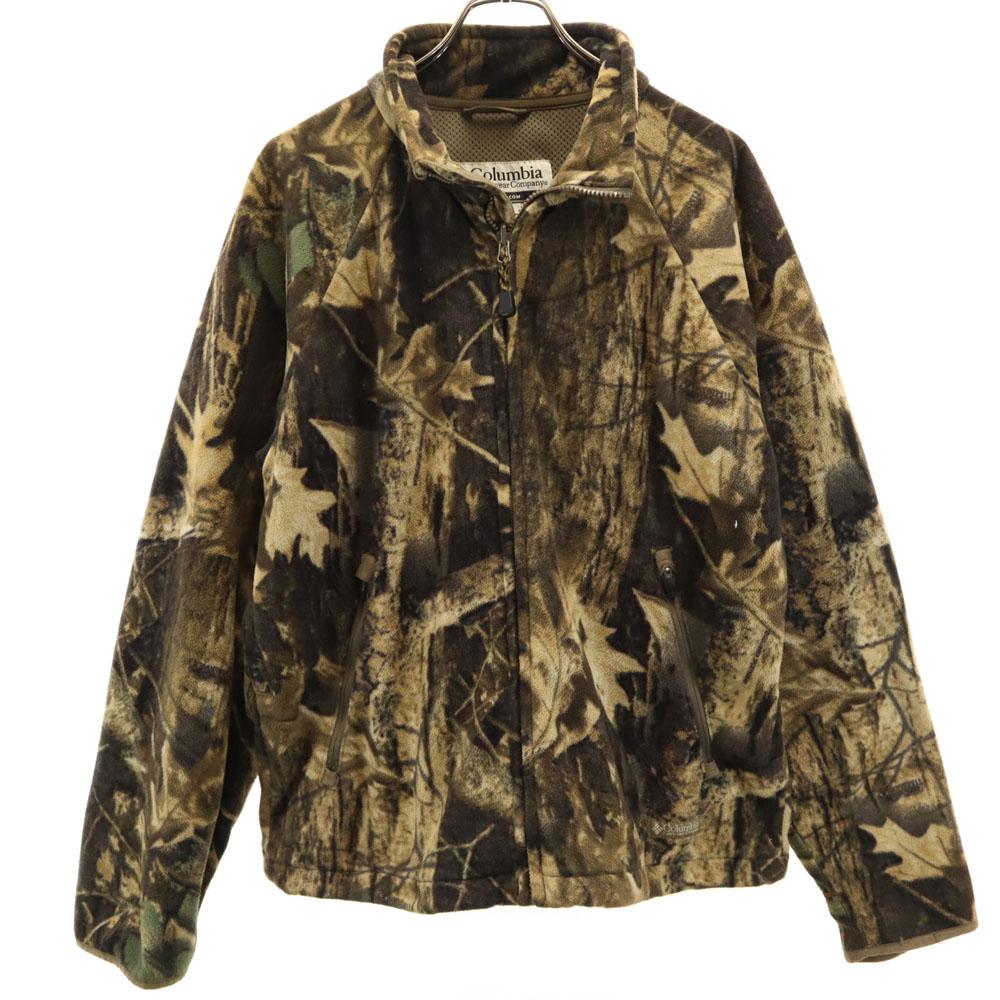 

Columbia HM7064 Howling Wind Fleece jacket M Brown Outdoors Men s Used