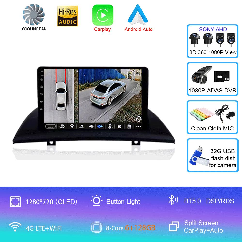 For BMW X3 E83 2004 2005 2007-2012 9 inch Android 14 2din Radio DVD Car Multimedia video Player Navigation GPS 2 din dvd