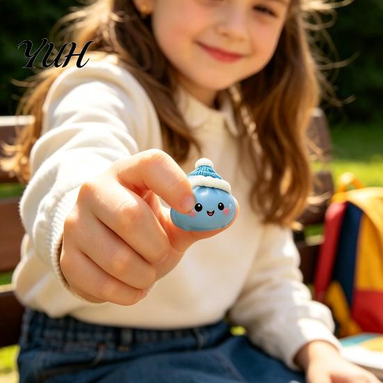 Educational Sensory Toy 24 Day Christmas Countdown Calendar, Soft TPR Bun Squeeze Dumpling Character Collection Set for Stress Relief, Festive Holiday