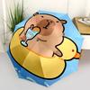 Capybara Themed Travel Umbrella-8 Ribs Automatic Opening and Closing, Portable Folding Design, Compact and Stylish Umbrella Suitable for Out
