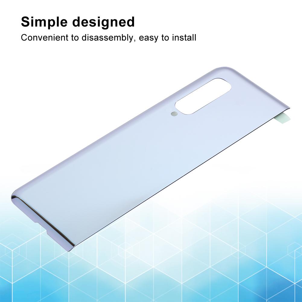 Fashionable Simple Mobile Phone Battery Glass Back Cover Rear Housing Replacement for Fold F900 F900F F900U