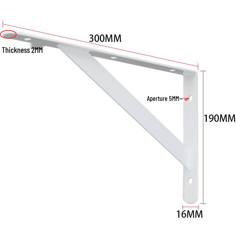 Compact Triangular Wall-Mounted Storage Shelf for Microwave Ovens