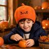 Kids Pumpkin Halloween Knitted Hat, Cute Warm Winter for Boys and Girls