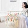 Foldable Clothes Hanger Rack for Dorm or Travel Use