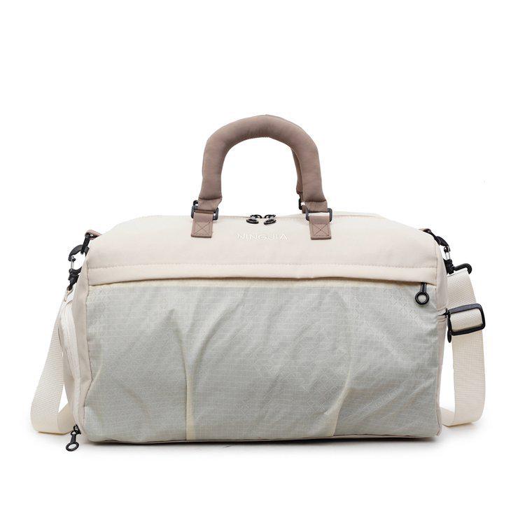

2025 Fitness Bag: Large Capacity, Dry/Wet Separation, Outdoor Leisure, with Independent Shoe Compartment One Size вершковий/білий