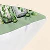 New Spring and Summer Flower Leaf Pillow Case Green Leaf Home Sofa Pillow Cushion Cover