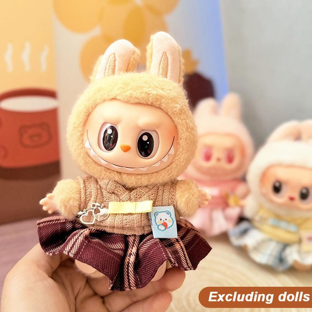 

Для 17см куклы Лабубу Модная одежда Платье Милая кукольная одежда Аксессуары для кукол 13#