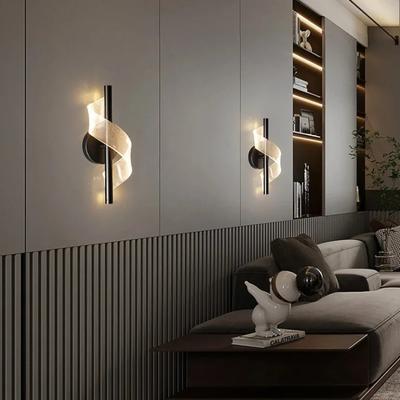 Nordic LED Wall Lights Modern Luxury and Minimalist Home Lights Living Room Bedroom Study Balcony Interior Decoration Lighting