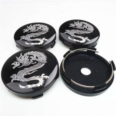 4 pièces Capuchons de Moyeu de Roue Universels 60mm Emblème Dragon Badges pour Mercedes Benz BMW Lexus Mazda Tesla Ford