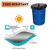 1pc 55 Gallon Drum Cover with Stretchable Adjustable Drawstring Fit Most Water Barrel and Trash Can Waterproof Rain Barrel Cover