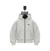 2025 American Trendy Double Hood Zipper Cardigan Hoodie - Couple Style, Windproof, High Street Fashion