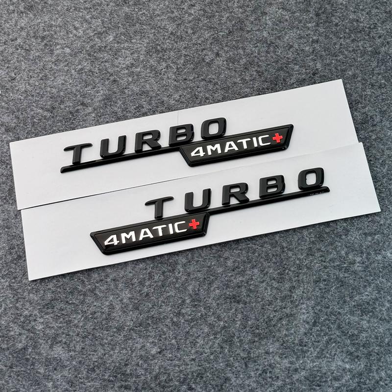 Letras 3D CLA 45 S ABS emblema TURBO 4matic para Mercedes Benz AMG guardabarros de coche maletero C117 C118 CLA45S pegatina acceRR1