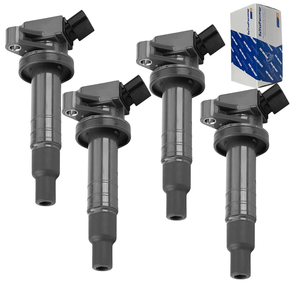 

GzYcsFocusqp [Set of 4] Ignition Coil for Toyota Vitz Isis Wish Altezza Corolla RAV4 чёрный