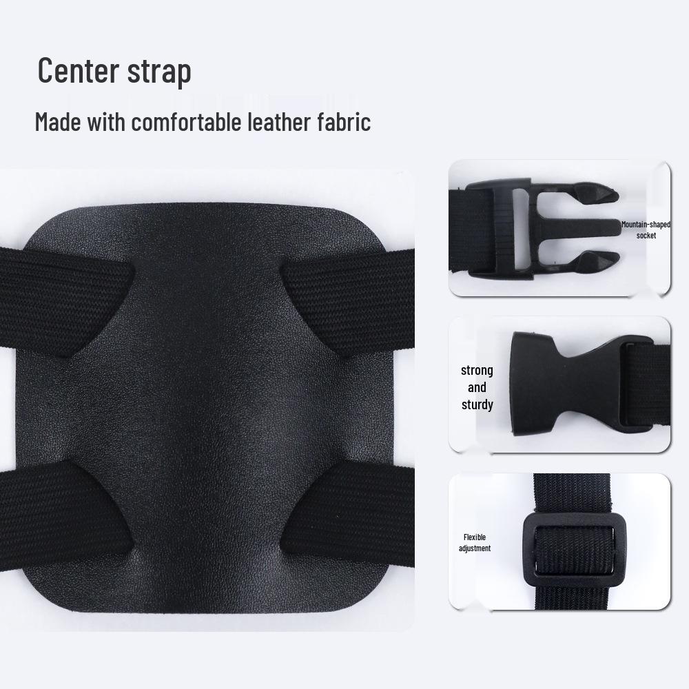 8-Shaped Multi-Functional Luggage Strap with Leather Case for Suitcase and Checked Baggage