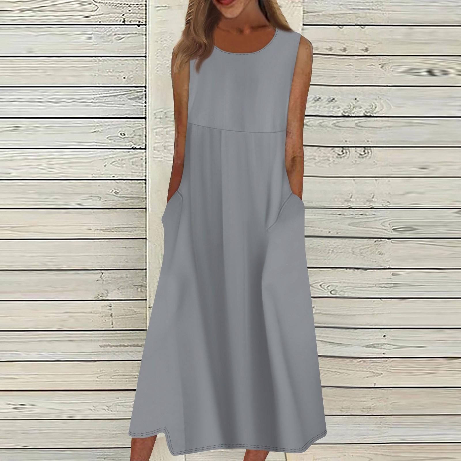 Жен. Повседневные платья с принтом Круглый вырез Классический Классический На открытом — фото 9