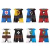 Blocs de Construction Médiévaux Soldat Figurine Accessoires Capes Boucliers Casques Lances Arbalètes Armures Briques Couteau Supports Jouet Cadeau
