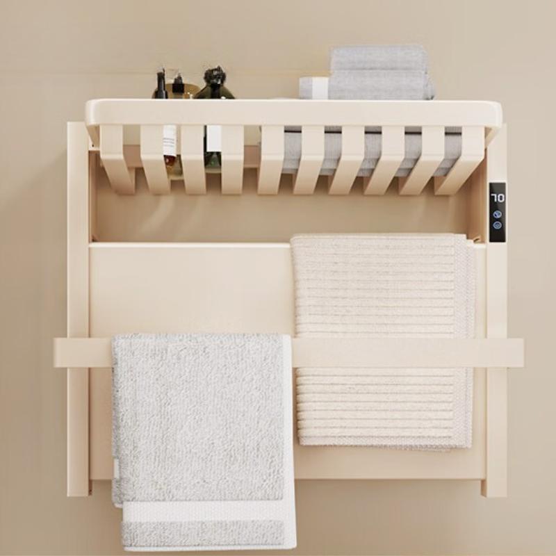 Intelligent Electric Heated Towel Rail Luxury Washcloth Shelf Household Hot Towels Warmer Bathroom Wall Mounted Electric Dryer