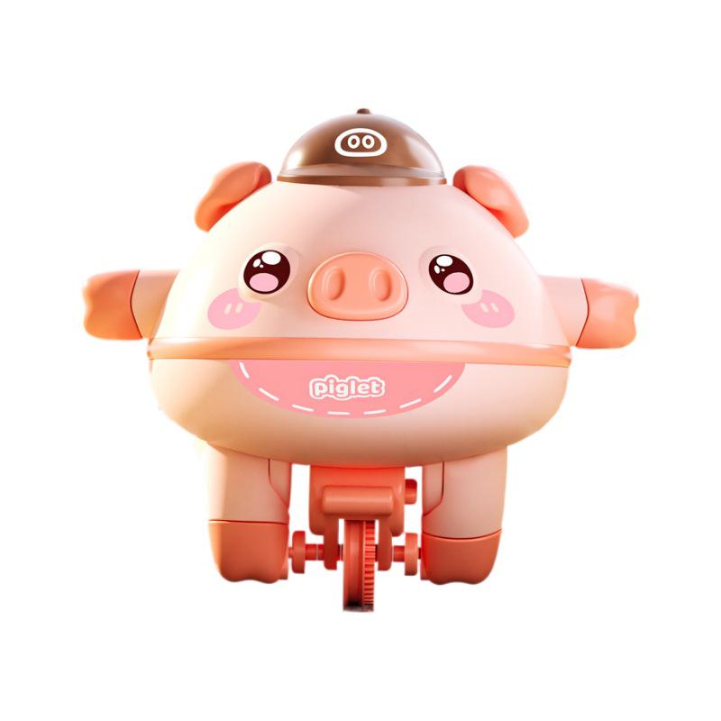 Electric Unicycle Pig Daruma Balance Toy for Kids – Novelty Gift