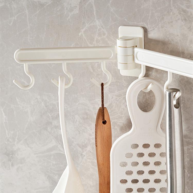 665 Multi-Purpose Swivel Kitchen Hook - No-Drill, Space-Saving Hanger for Small Items