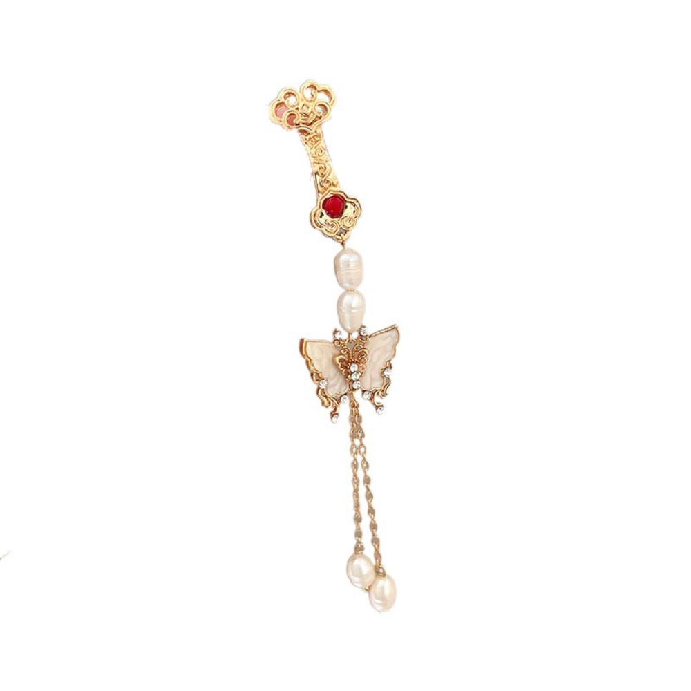 Zinc Zinc Alloy Chinese Style Brooch Electroplating Lapel Brooch Vintage Women Hanfu Ornament  Decoration
