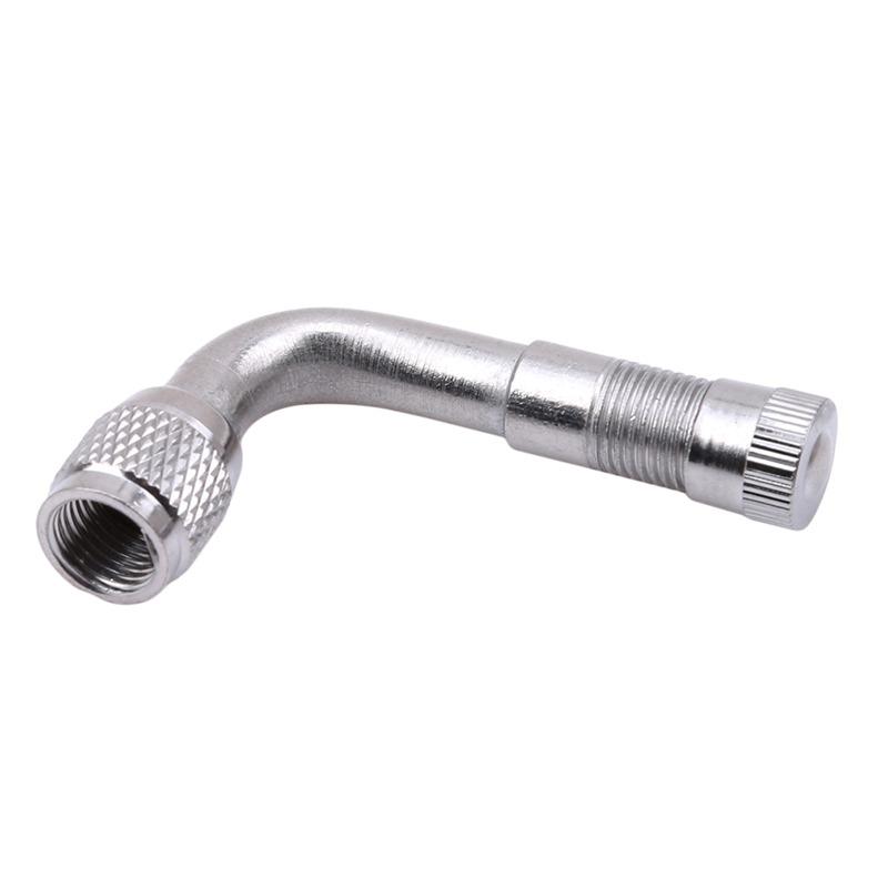 Practical Universal 45/90 Degree Angle Brass Auto Motorcycle Valve Adaptor Tyre Inflatable Tube Extension Adapter