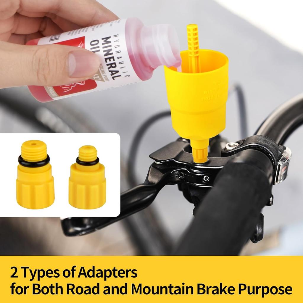 Brake Bleed Kit for Shimano Hydraulic Brakes,Brake Fluid Change Hydraulic Kits,High Performance Brake Fluid Mineral Oil 120ml