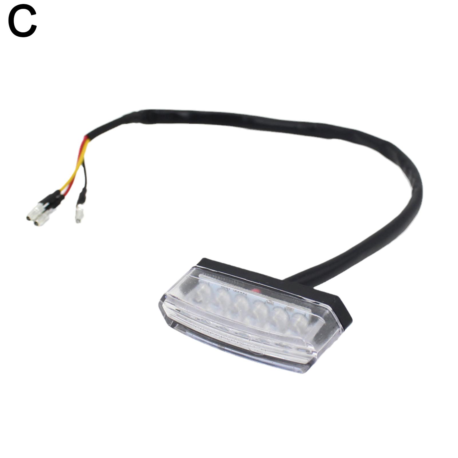 

Мини 6 светодиодных задних фонарей для мотоцикла 12 В 3 Вт, задний тормоз для велосипеда, аксессуары, яркая универсальная лампа X9C0