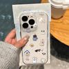 Transparent Cartoon Puppy Case for Apple iPhone 13Pro/XS/14/15/16/17ProMax