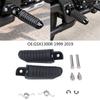 Front Footrest Replacement Set for GSX1300R 1999-2019, ABS Construction with Grooves Across Foot-Contact Areas
