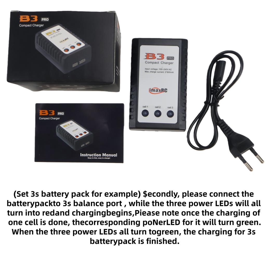Imax B3 Pro KPQ-K01 2S-4S 7.4v 11.1v 14.8V Li-polymer Lipo Battery Charger 10-18W 2s 3s 4S Cells for RC LiPo AEG Airsoft Battery