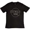 Fleetwood Mac Classic Logo T-Shirt Black New