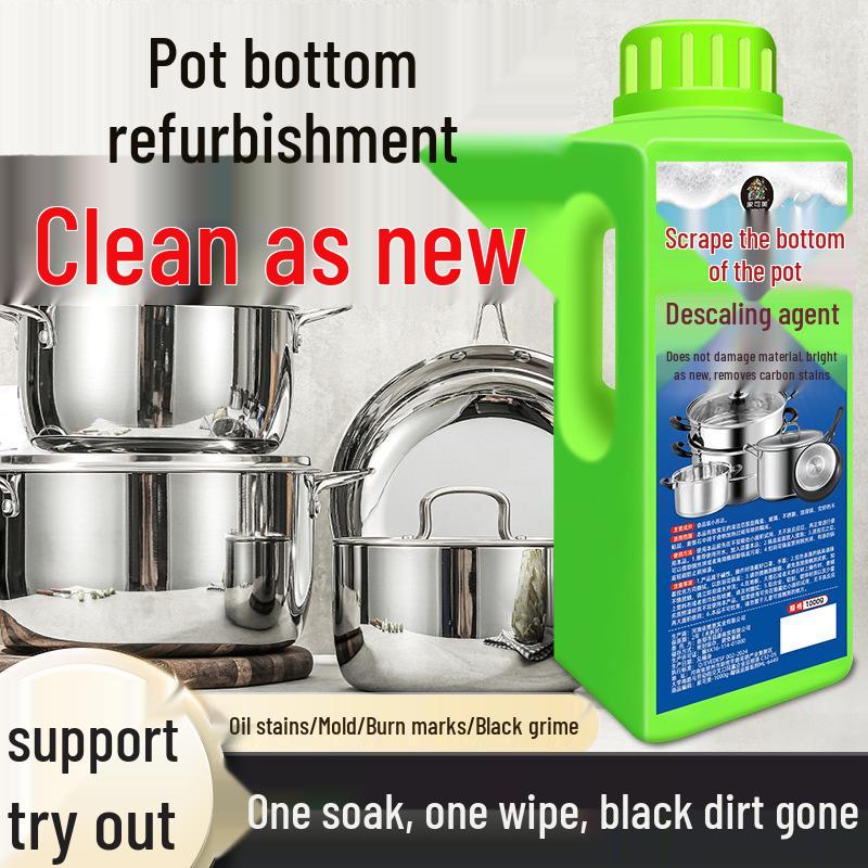 Pot Bottom & Stain Remover: Multi-function Kitchen Cleaner for Burnt-On Food