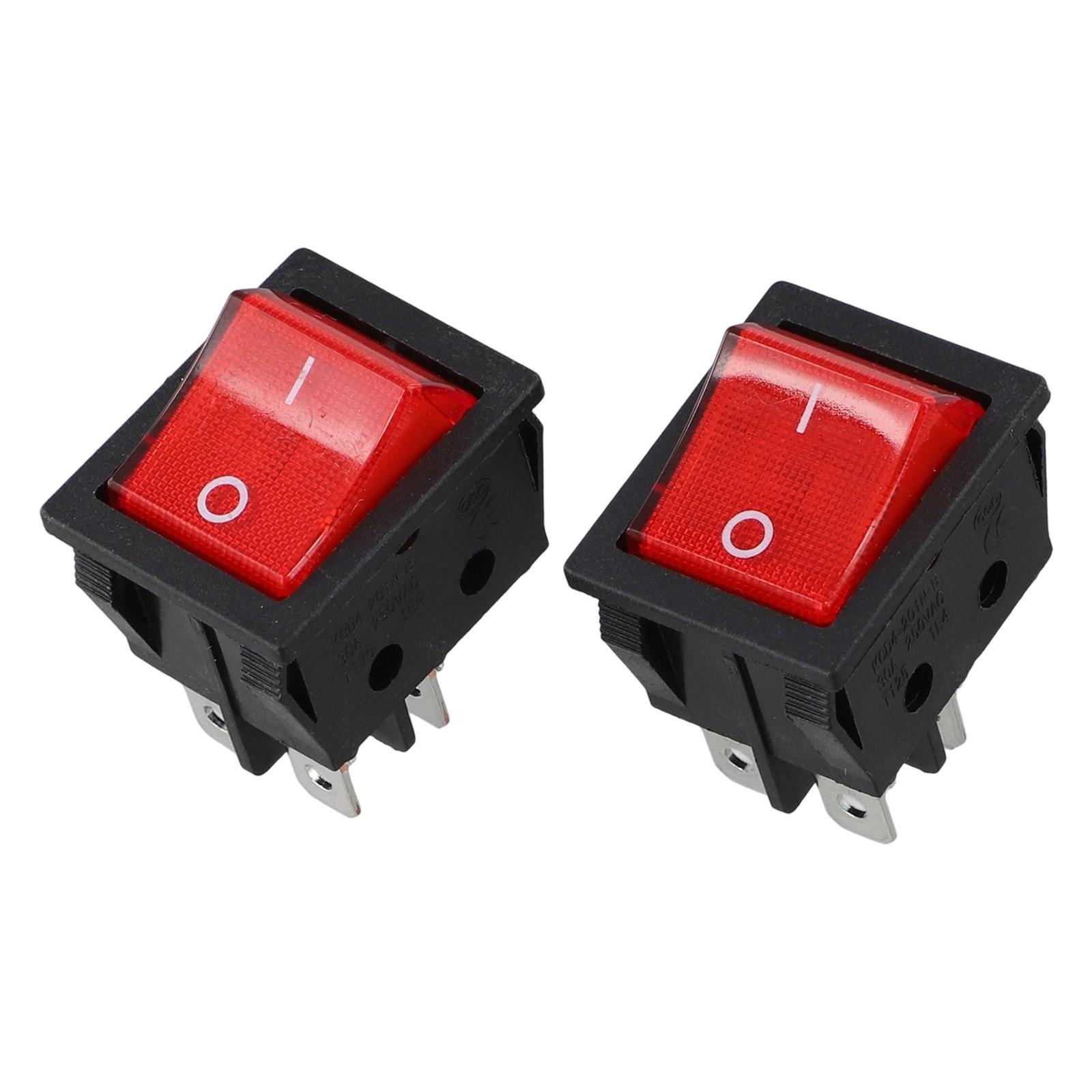 

4-Pin Connection 30A Power Switch Welding Machine Switch червоний