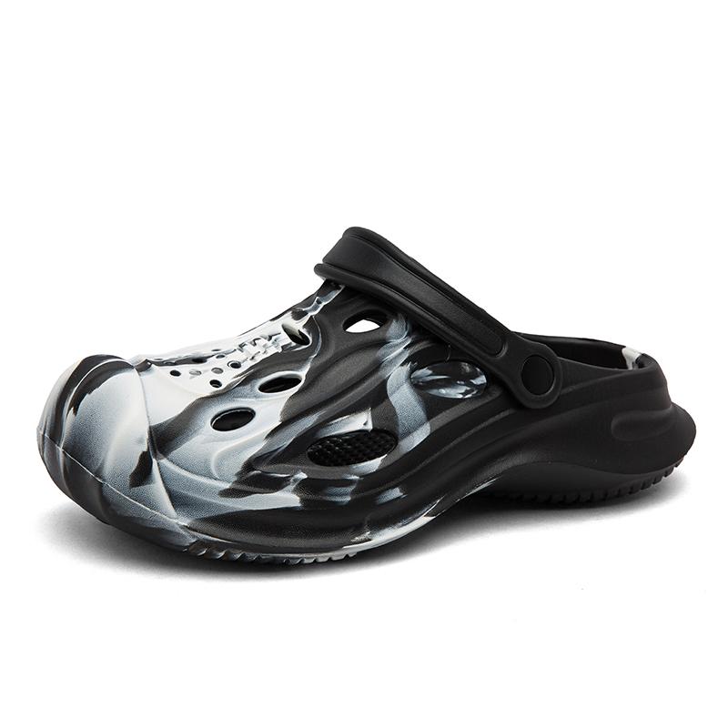 Stylish Camouflage Clogs Slide Shoes For Men Summertime Eva Beach Slide Shoes Thick Bottom Anti-Skid Garden Shoes Outside Leisure Sandal Shoes