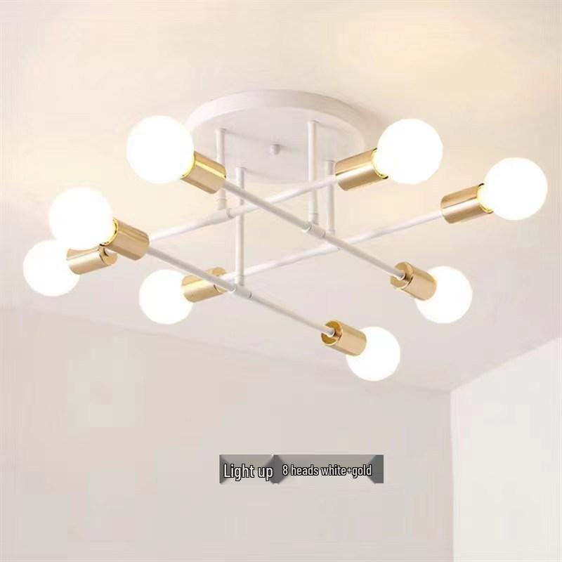 Nordic Modern Ceiling Light: Warm, Romantic, Creative Lighting for Small Bedrooms and Living Rooms.