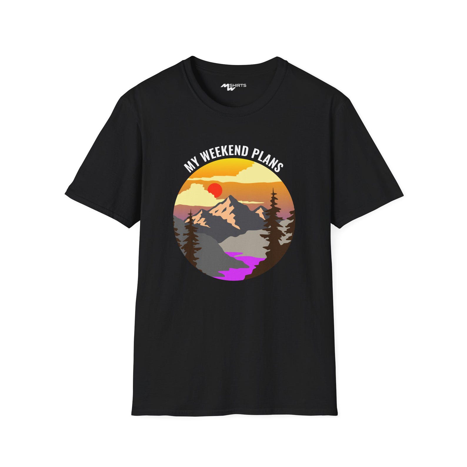 Nature T-Shirt:  My Weekend Plan  Graphic Tee XL