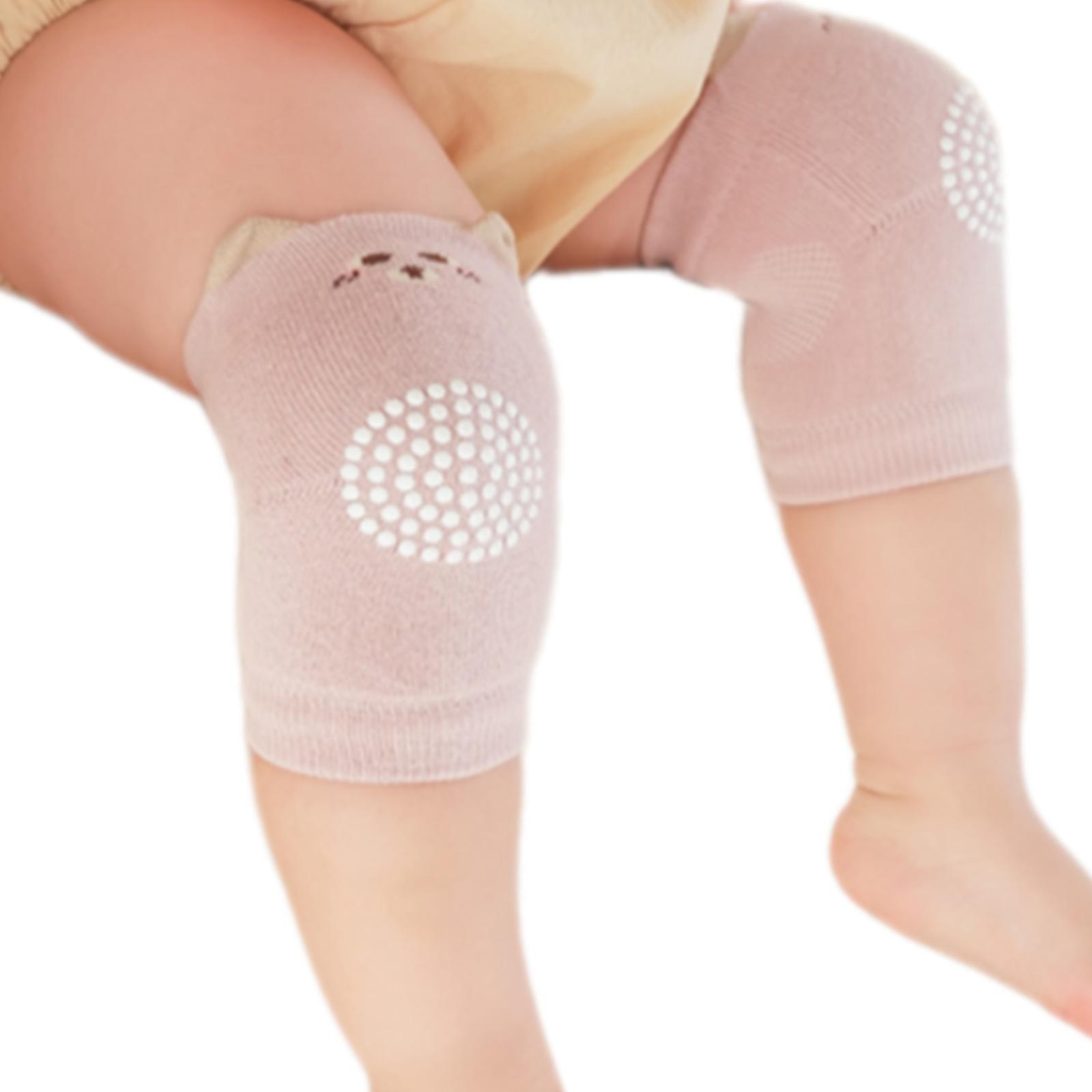 

1 пара наколенников для новорожденных, защитная подушка для коленей, безопасная подушка для ползания, защита для малышей от 1 до 3 лет розовый