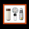 Smart Portable Fan, Umbrella & Insulated Mug Gift Set