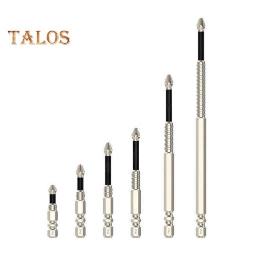 

6 шт. сверл для отвертки с антикоррозийным покрытием 60HRC Высокая твердость Широко используемый сильный магнитный противоскользящий набор сверл 6pcs