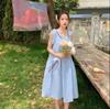 2026 New Summer White Sleeveless Strappy Dress - Mid-Length, Elegant, and Youthful