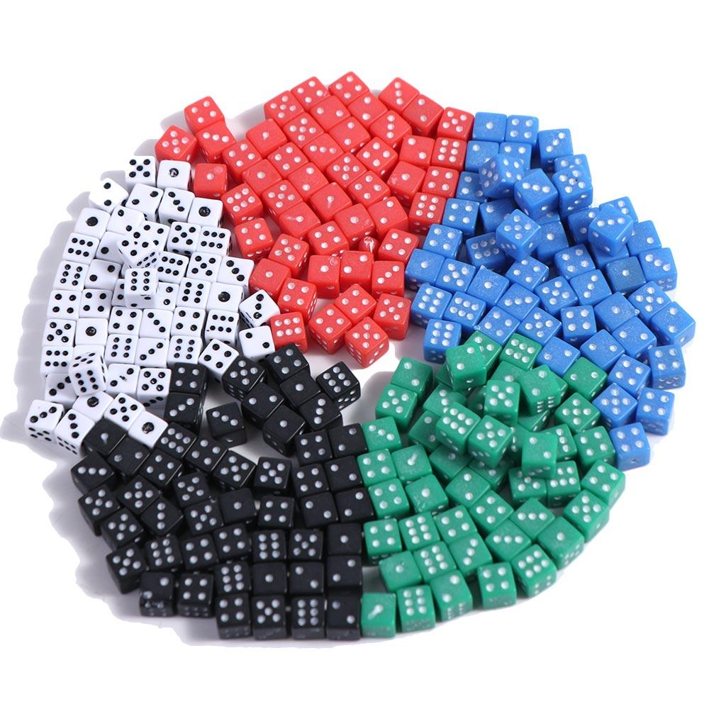 Acrylic Mini Dice 5mm Micro Dice D6 Drop Dice  Digital Gaming