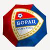 Football Club Borac Banja Luka- Automatic Opening and Closing, 8-rib Structure Portable Umbrella, Suitable for Men and Women in All Seasons