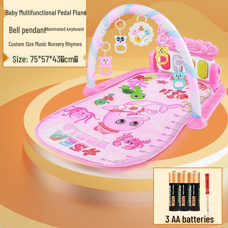 Baby Kick Piano Music Mat and Mobile: Activity Gym for Infants